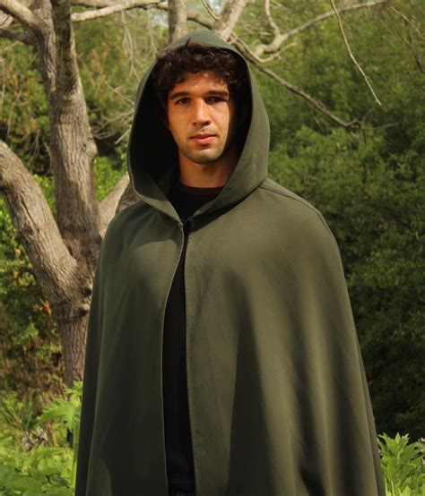 hooded cape cloak